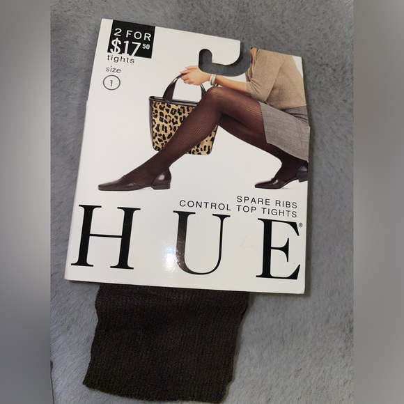 💃NWT Hue & DKNY Women's Tights - Black/Plum/Brown - Picture 2 of 11